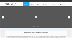 Desktop Screenshot of corps-frisia.de